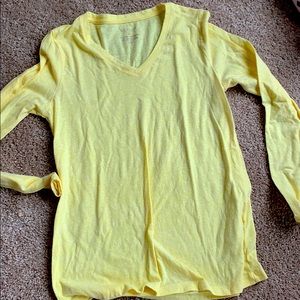 Yellow Lightweight Long sleeve Tee